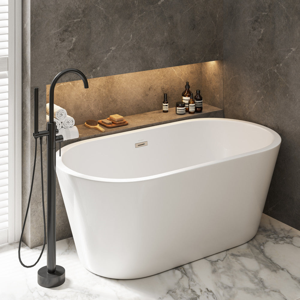 Claire 60" Freestanding Luxury Bathtub with ultimate comfort