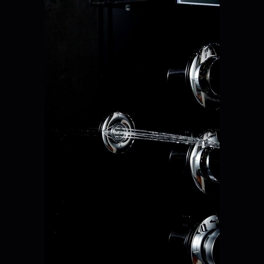 Maya Bath Black Platinum Arezzo Steam Shower - Right (201)