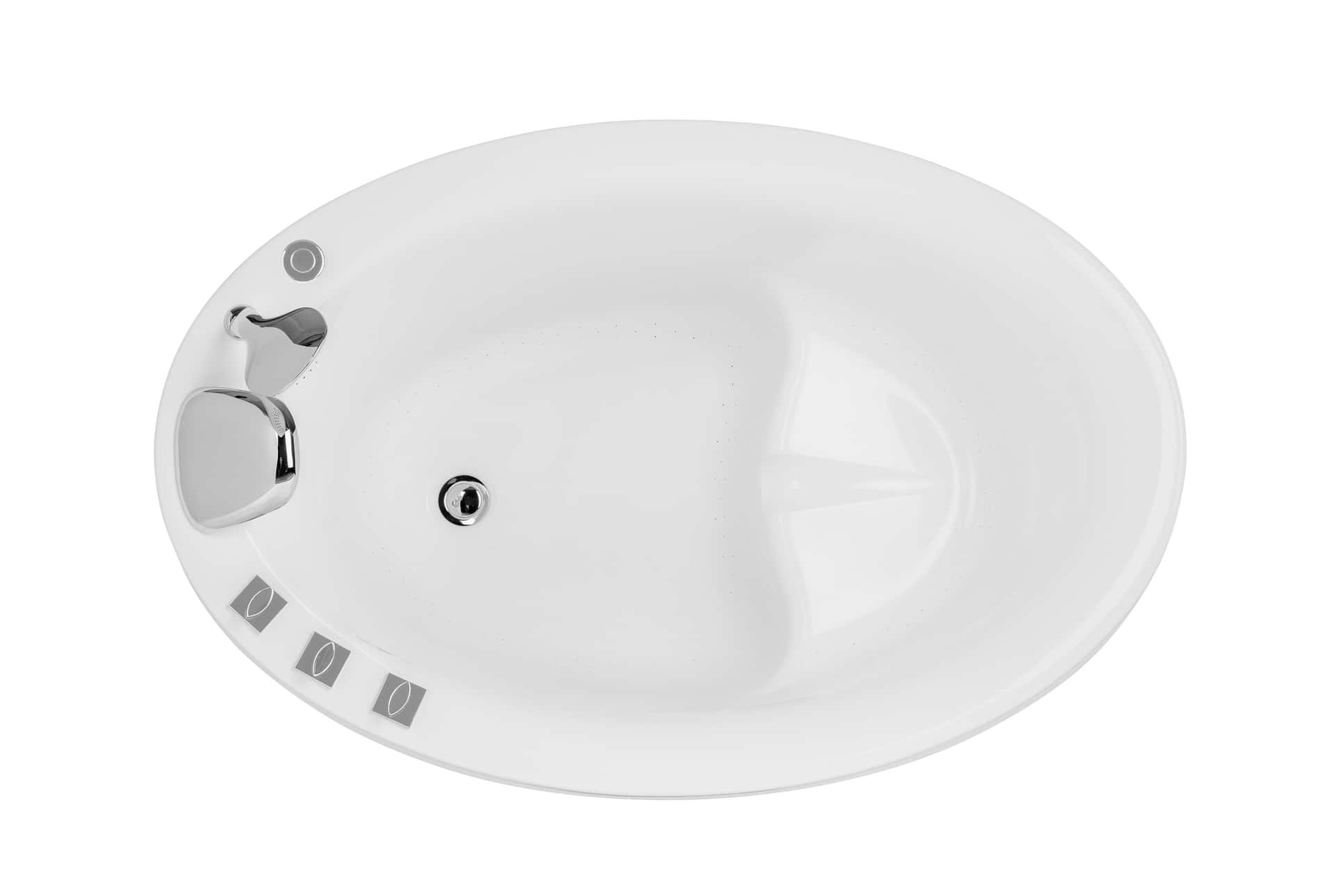 EMPV-48JT011-48" Freestanding Japanese-Style Air Massage Bathtub with Reversible Drain-8