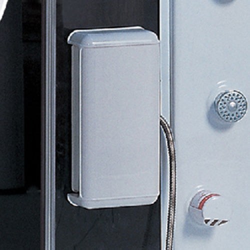 Maya Bath White Siena Steam Shower - Left (120)