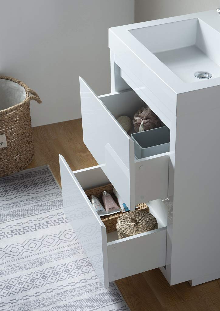Annecy 24" Single Sink Floor Standing Bathroom Vanity Set - HomeBeyond