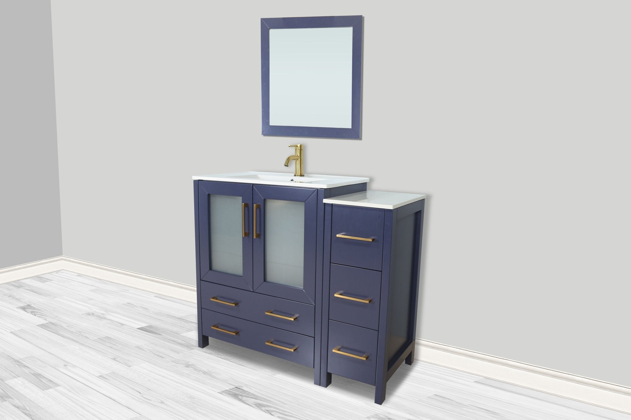 Brescia 36" Single Sink Modern Bathroom Vanity Combo Set - HomeBeyond