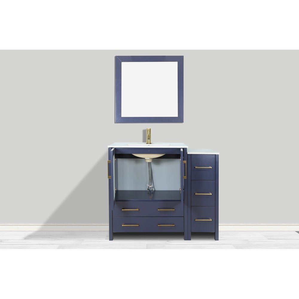Brescia 36" Single Sink Modern Bathroom Vanity Combo Set - HomeBeyond