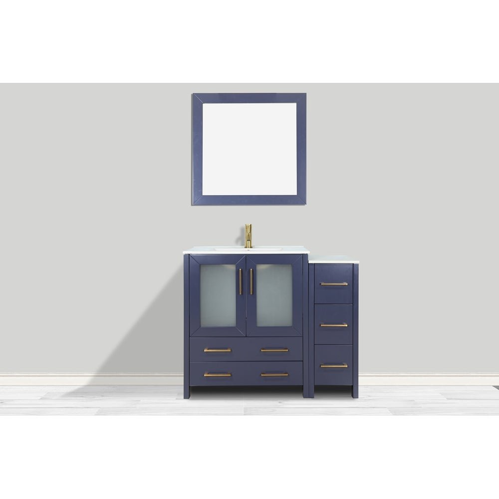 Brescia 36" Single Sink Modern Bathroom Vanity Combo Set - HomeBeyond