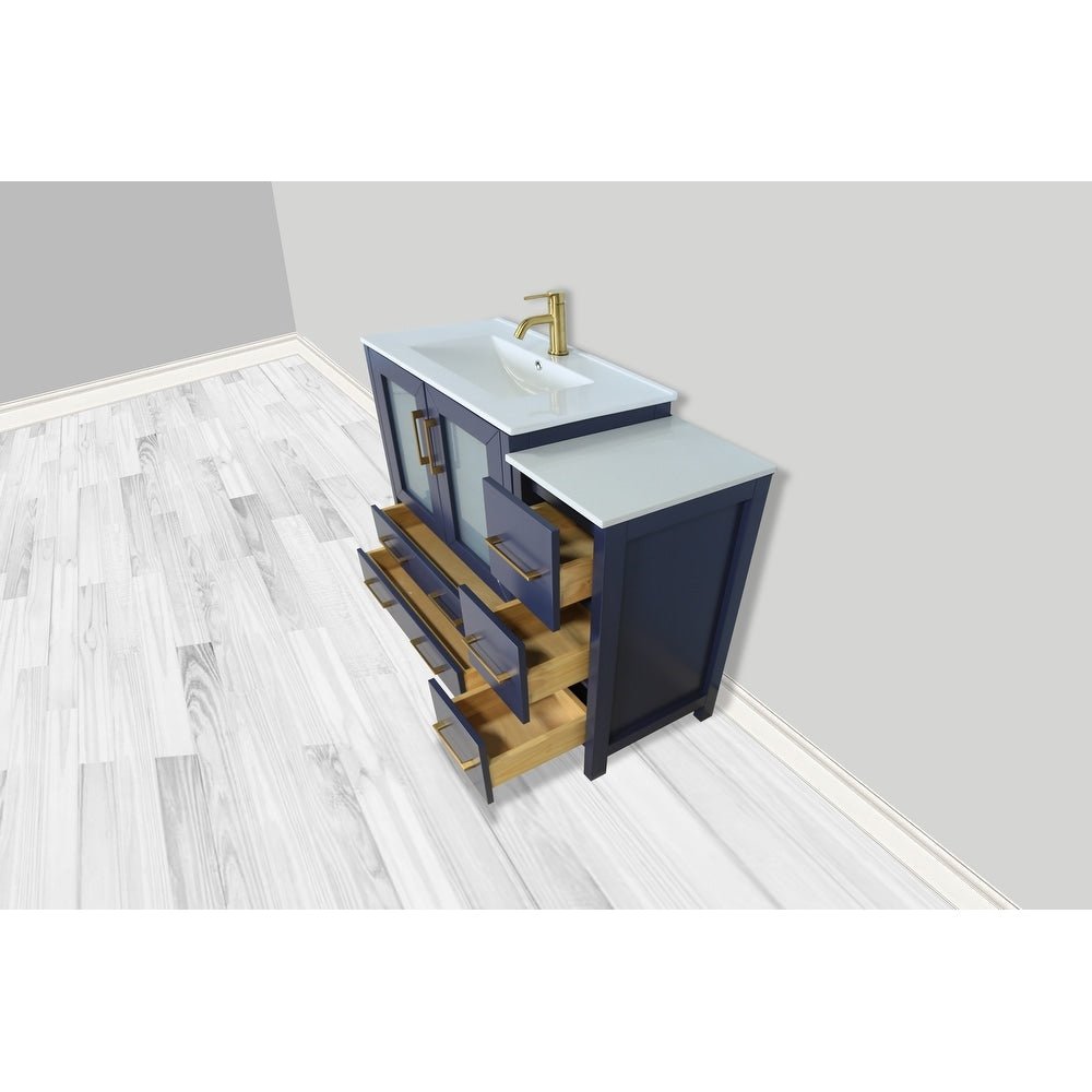 Brescia 36" Single Sink Modern Bathroom Vanity Combo Set - HomeBeyond