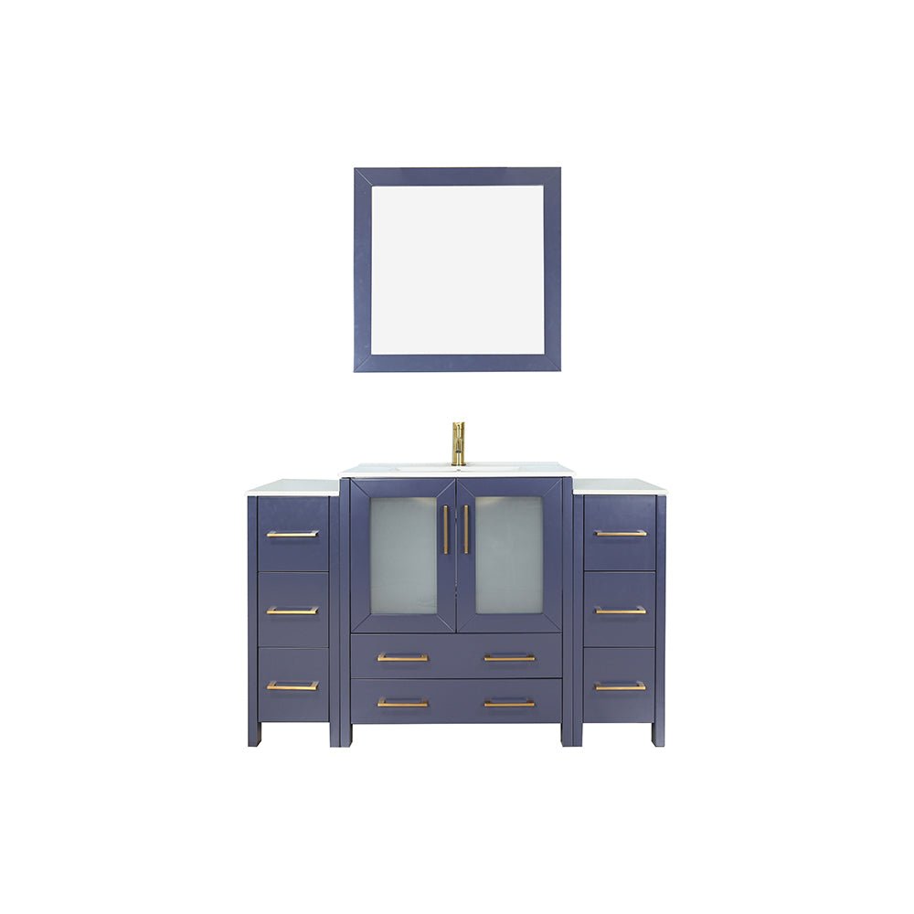 Brescia 54" Single Sink Bathroom Vanity Combo Set - HomeBeyond