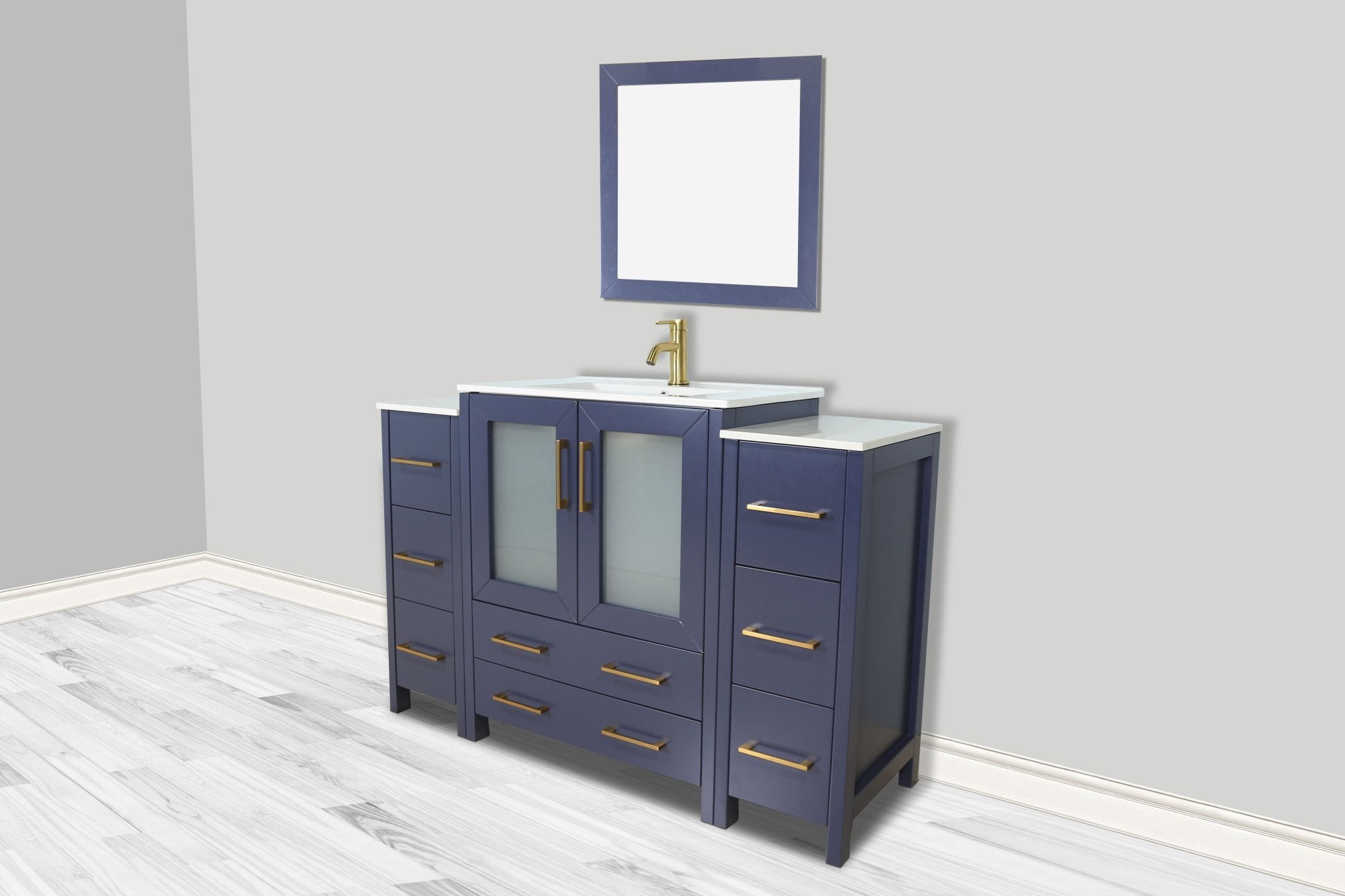 Brescia 54" Single Sink Bathroom Vanity Combo Set - HomeBeyond