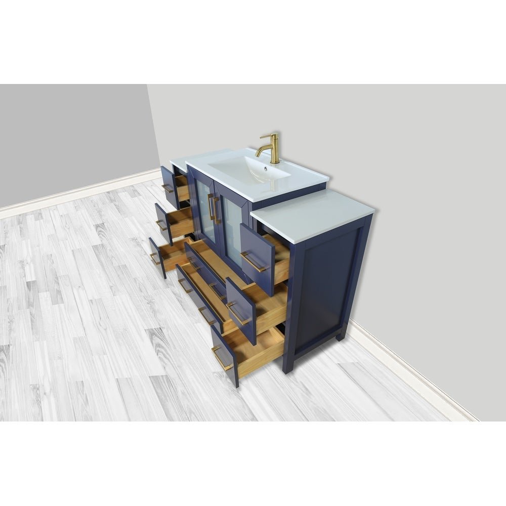 Brescia 54" Single Sink Bathroom Vanity Combo Set - HomeBeyond