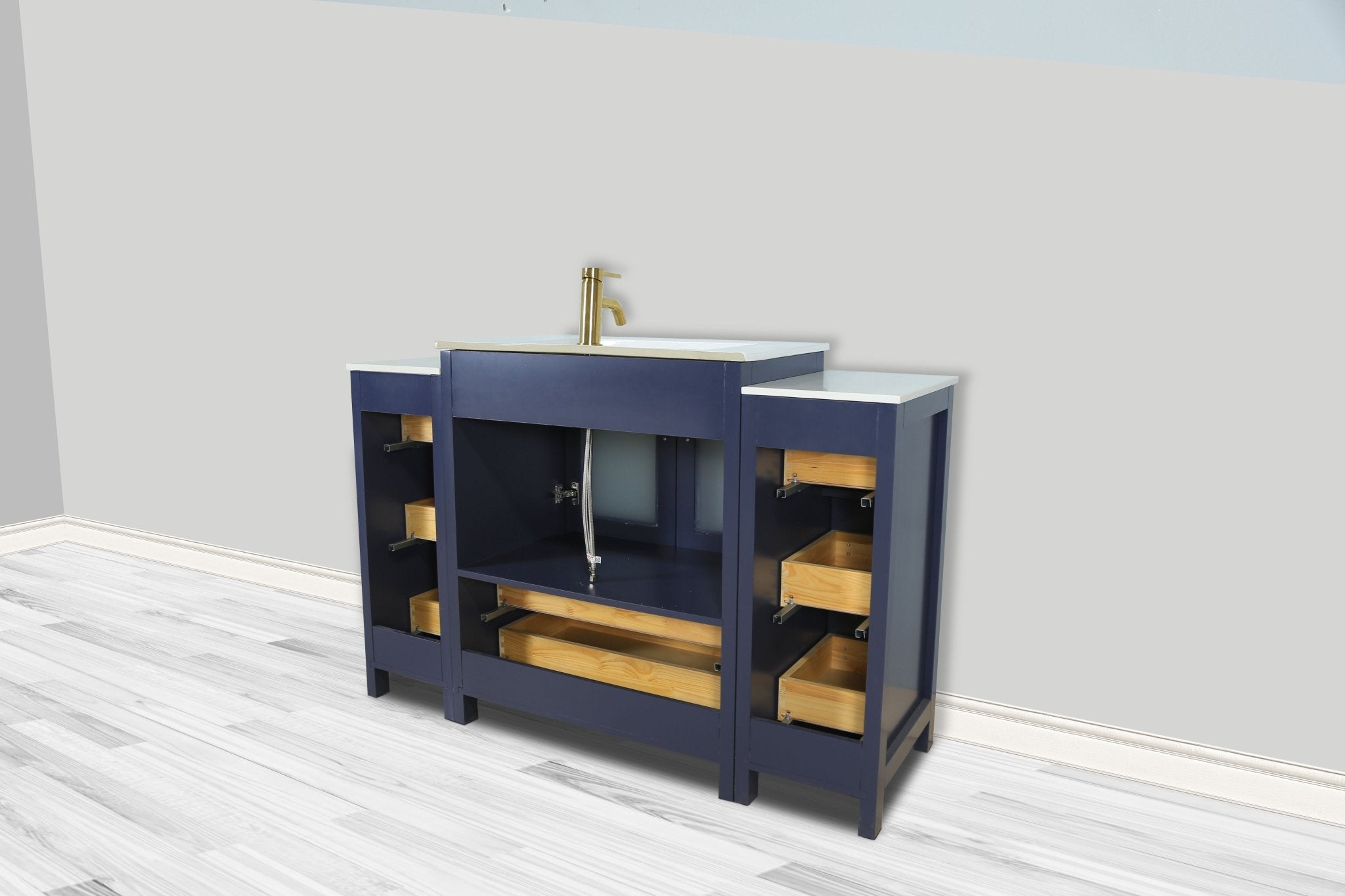 Brescia 54" Single Sink Bathroom Vanity Combo Set - HomeBeyond