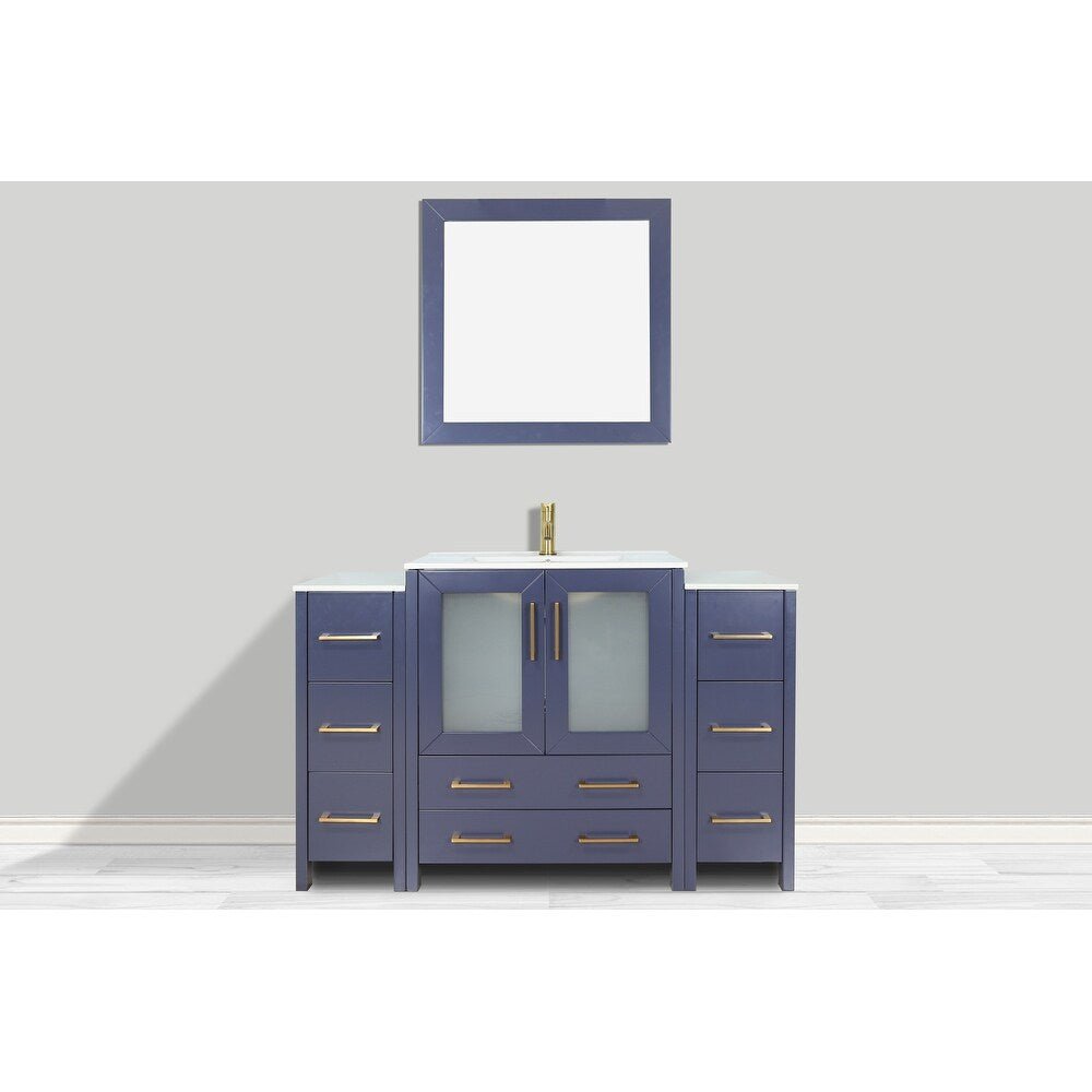 Brescia 54" Single Sink Bathroom Vanity Combo Set - HomeBeyond