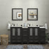 Brescia 72" Double Sink Bathroom Vanity Combo Set - HomeBeyond