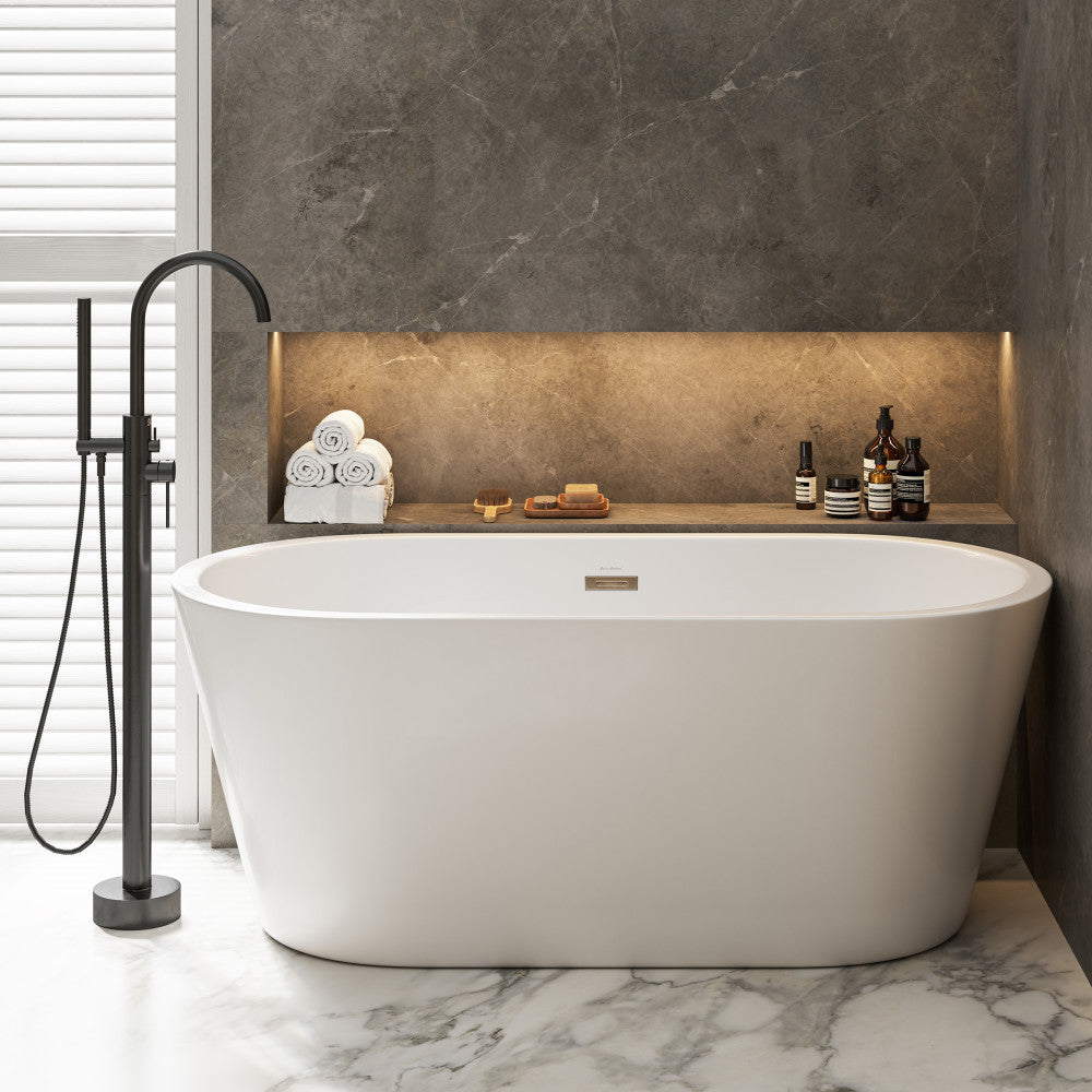 Claire 60" Freestanding Luxury Bathtub with ultimate comfort