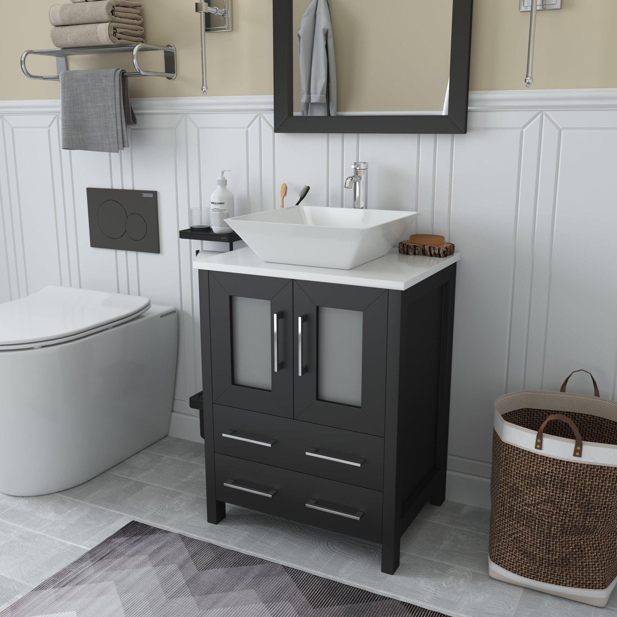 Ravenna 24" Single Sink Bathroom Vanity Combo Set - HomeBeyond