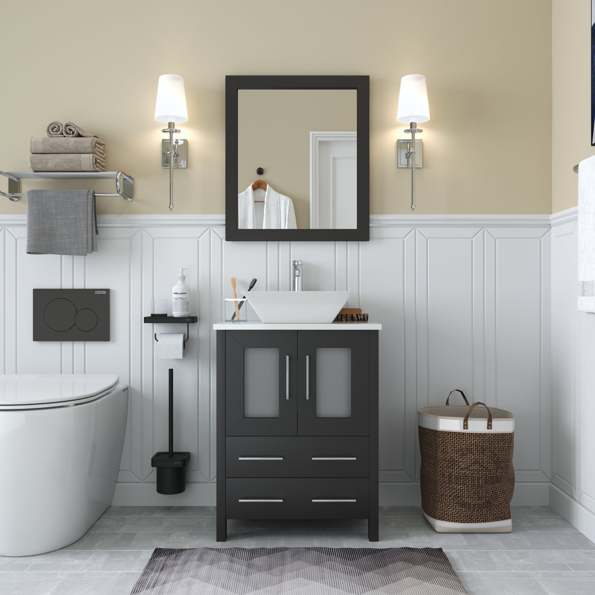 Ravenna 24" Single Sink Bathroom Vanity Combo Set - HomeBeyond