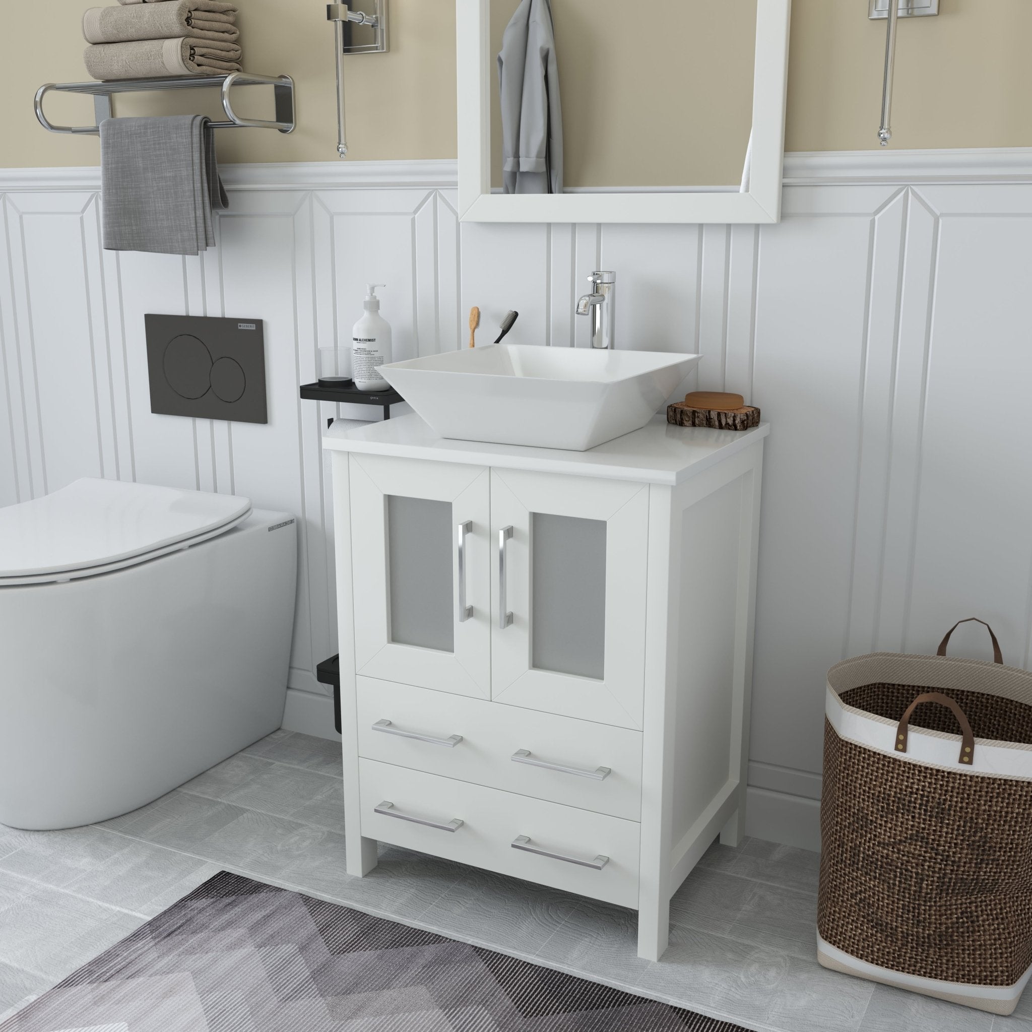 Ravenna 24" Single Sink Bathroom Vanity Combo Set - HomeBeyond