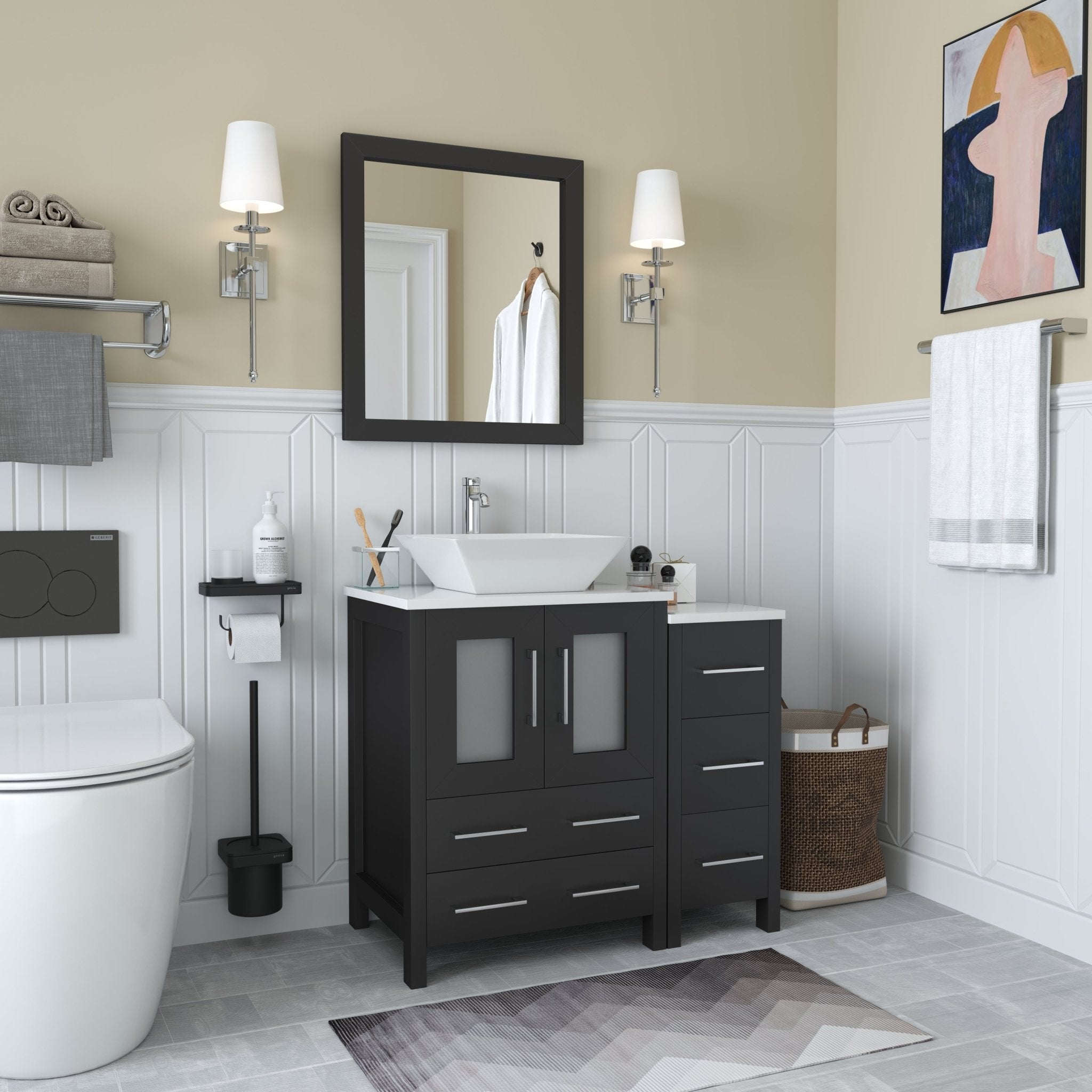Ravenna 36" Single Sink Bathroom Vanity Combo Set - HomeBeyond
