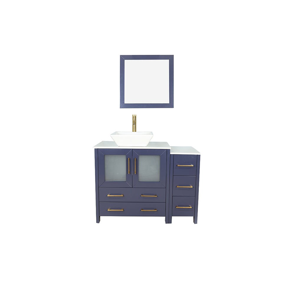 Ravenna 42" Single Sink Bathroom Vanity Combo Set - HomeBeyond