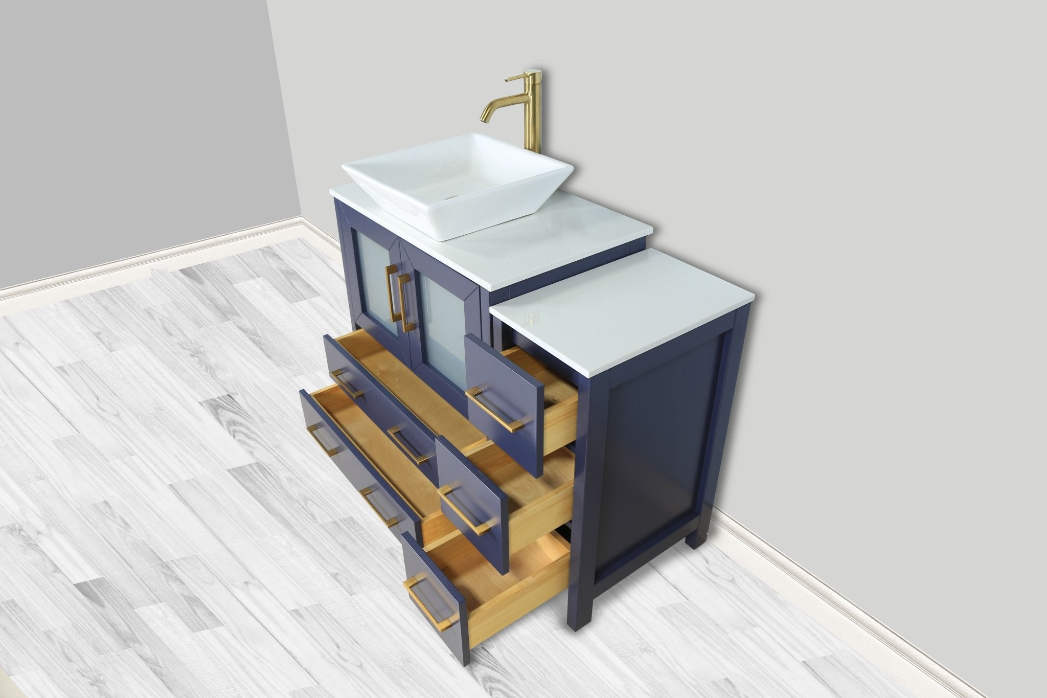 Ravenna 42" Single Sink Bathroom Vanity Combo Set - HomeBeyond