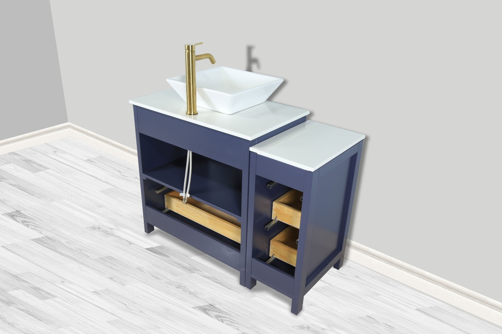 Ravenna 42" Single Sink Bathroom Vanity Combo Set - HomeBeyond