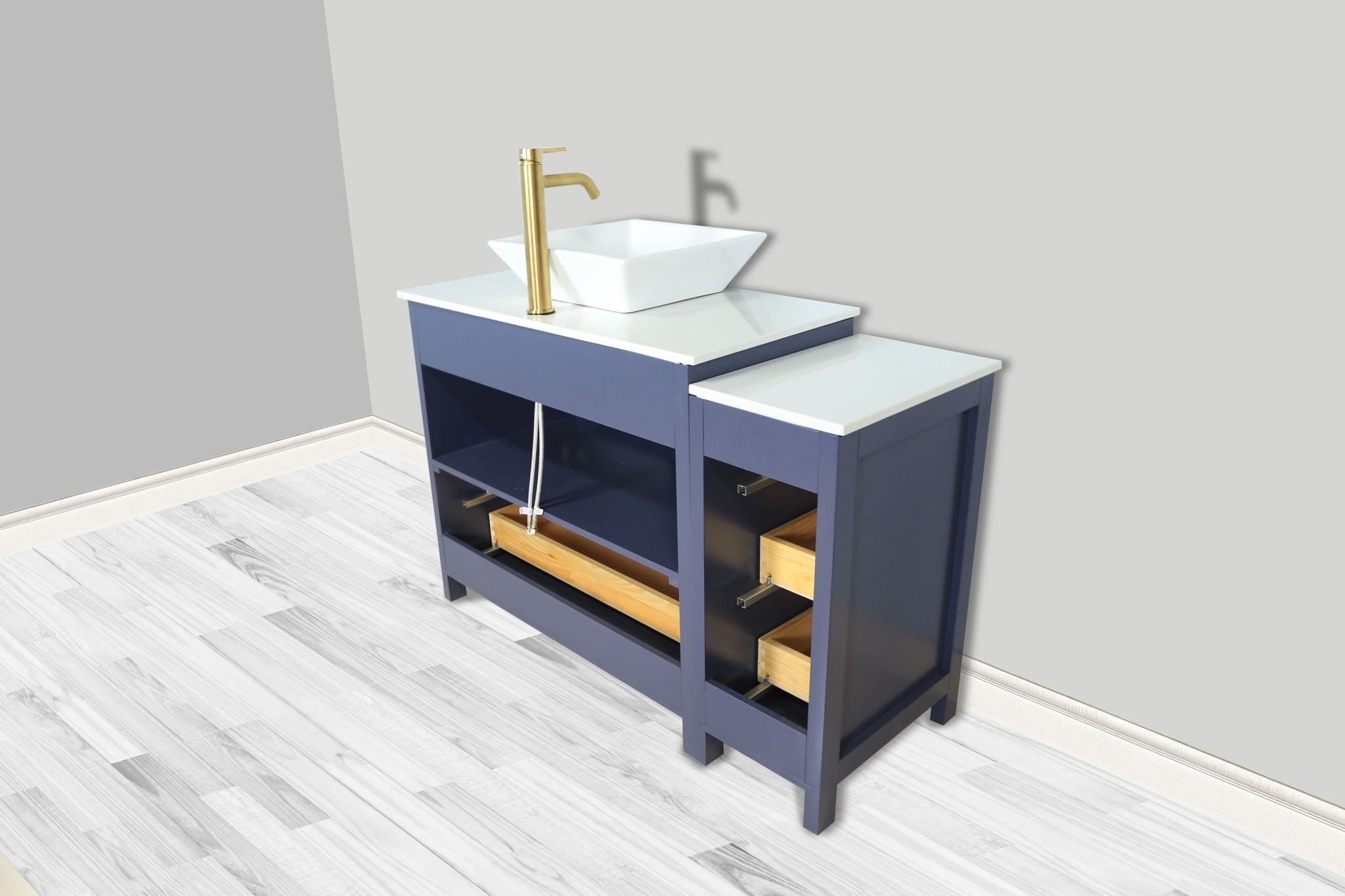 Ravenna 48" Single Sink Bathroom Vanity Combo Set - HomeBeyond