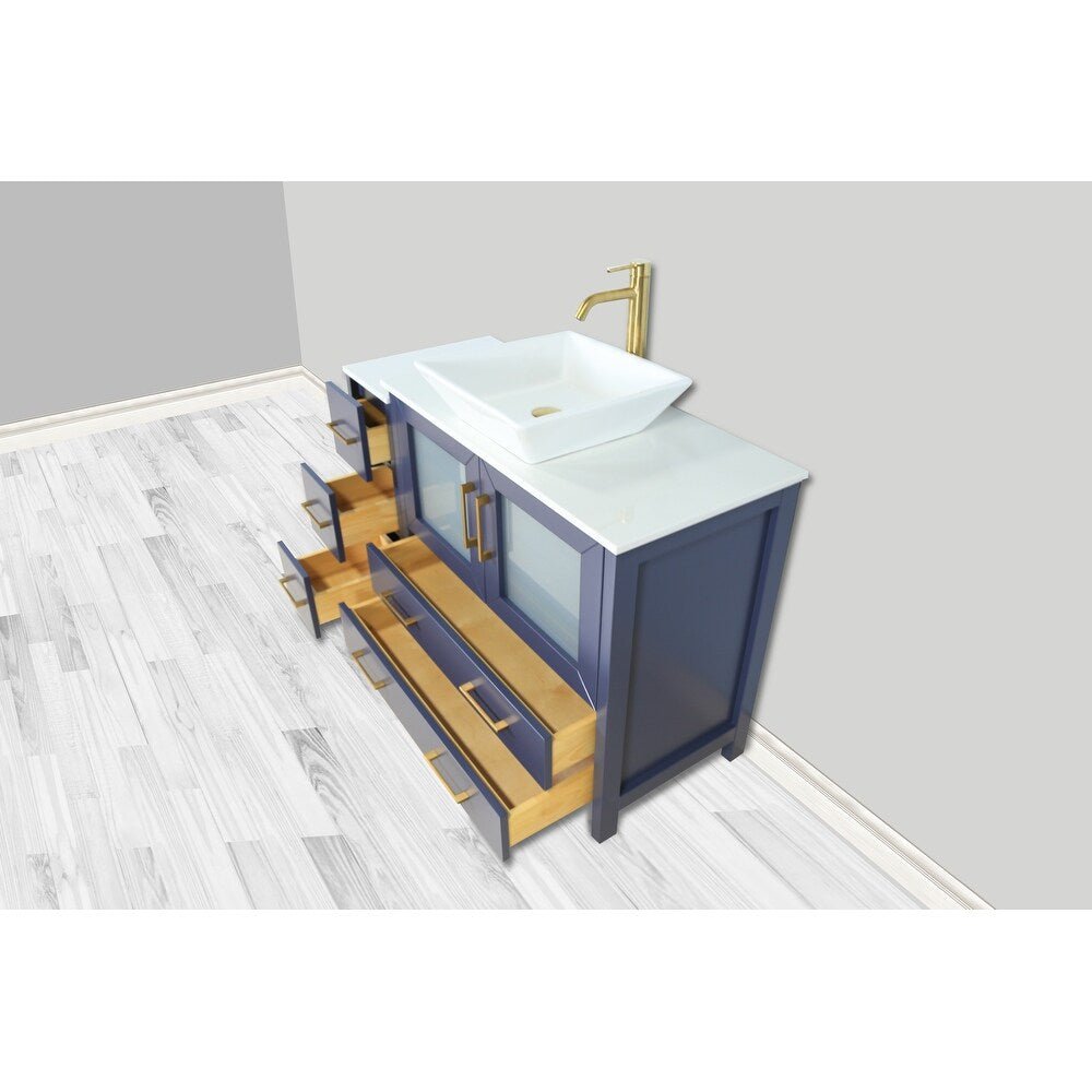 Ravenna 48" Single Sink Bathroom Vanity Combo Set - HomeBeyond