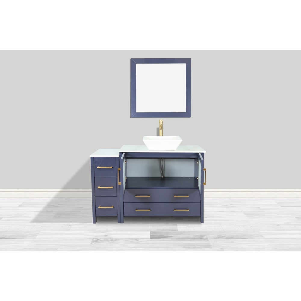 Ravenna 48" Single Sink Bathroom Vanity Combo Set - HomeBeyond