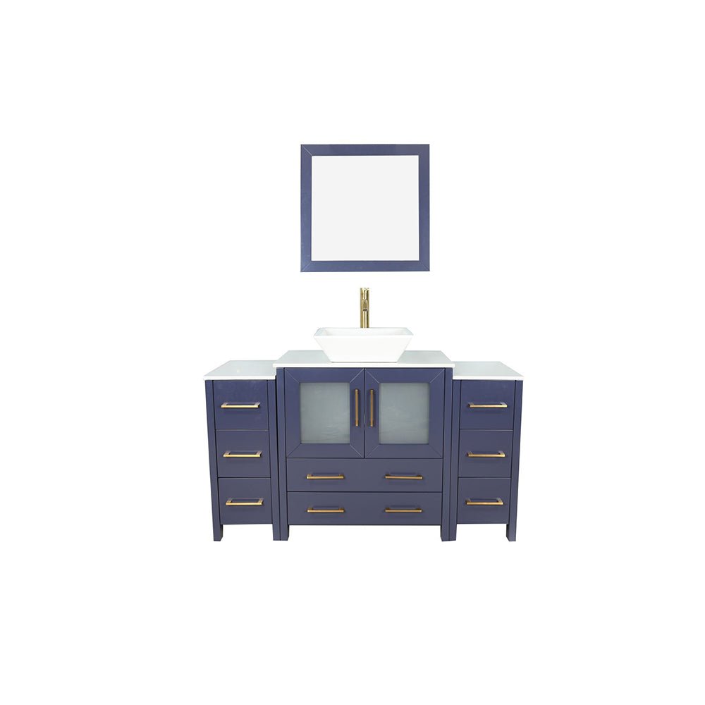 Ravenna 54" Single Sink Bathroom Vanity Combo Set - HomeBeyond