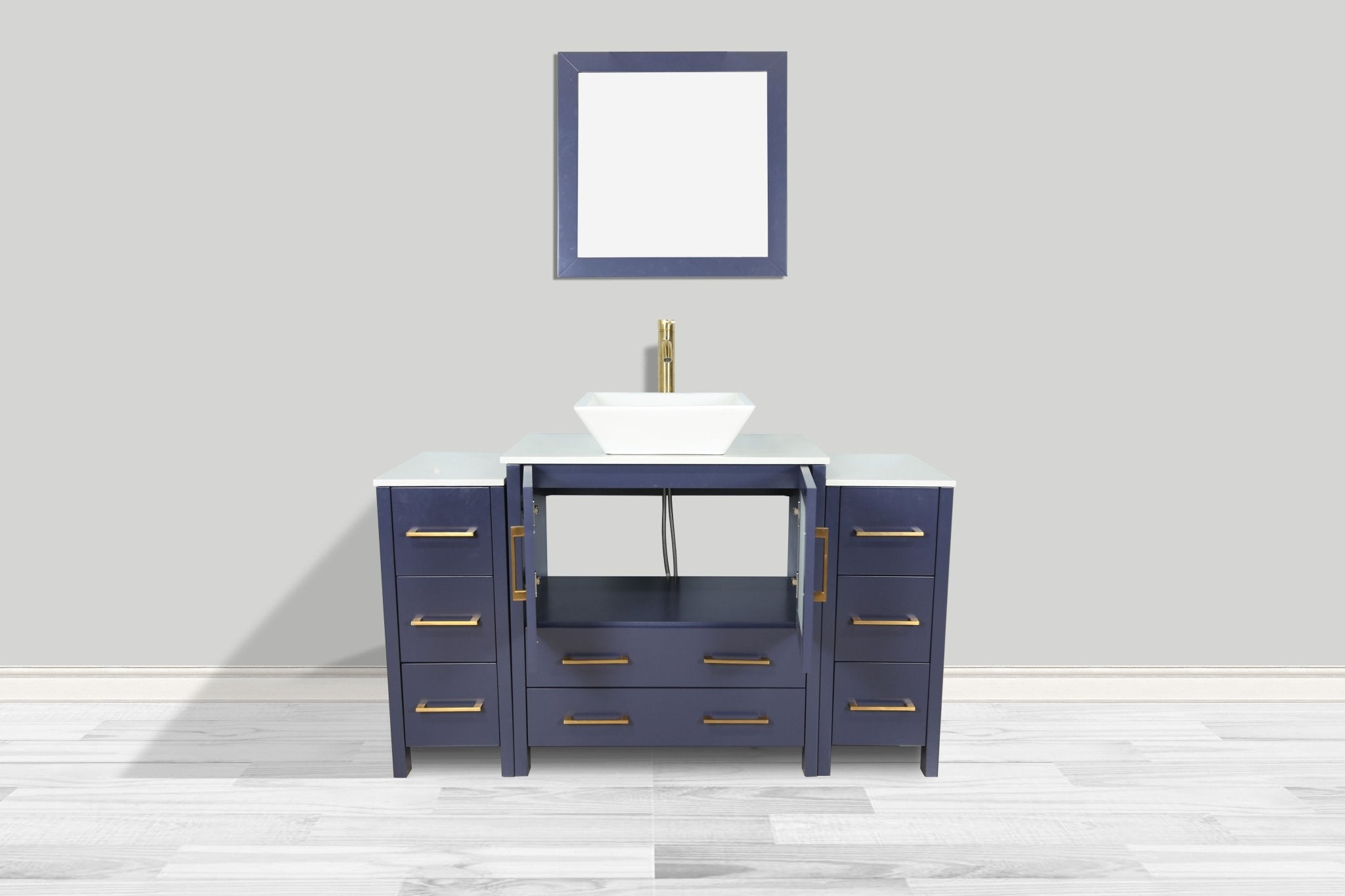 Ravenna 54" Single Sink Bathroom Vanity Combo Set - HomeBeyond