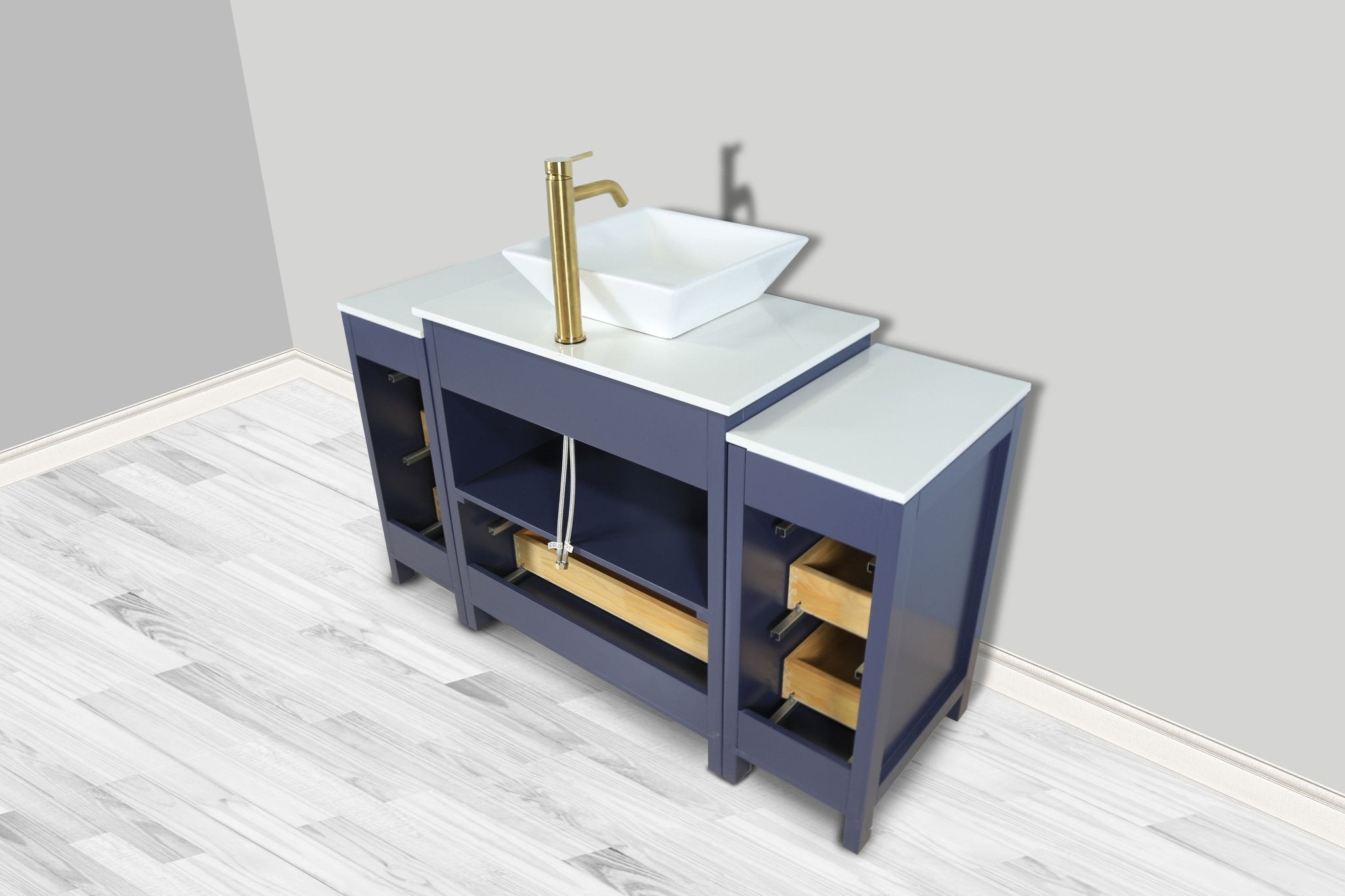 Ravenna 54" Single Sink Bathroom Vanity Combo Set - HomeBeyond