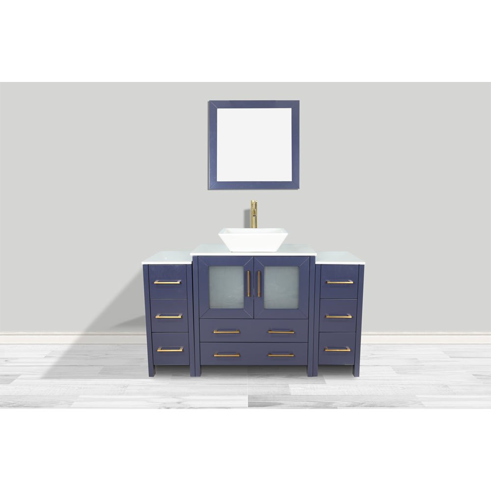 Ravenna 54" Single Sink Bathroom Vanity Combo Set - HomeBeyond