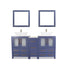 Ravenna 60" Double Sink Bathroom Vanity Combo Set - HomeBeyond