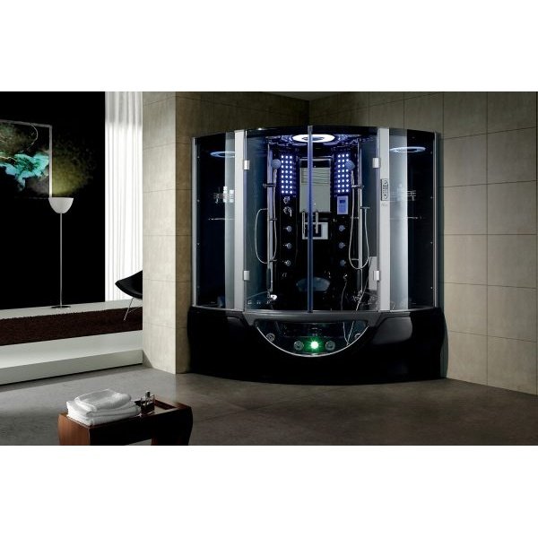 Maya Bath Black Valencia Steam Shower (114)