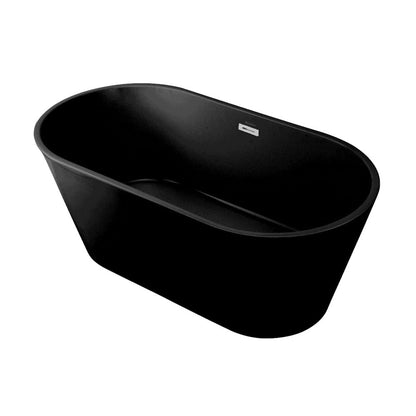 Claire 60&quot; Freestanding Bathtub in Matte Black