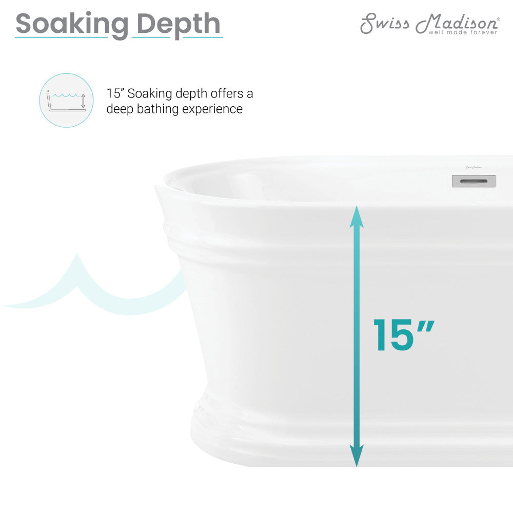 Santorini 60&quot; Freestanding Tub