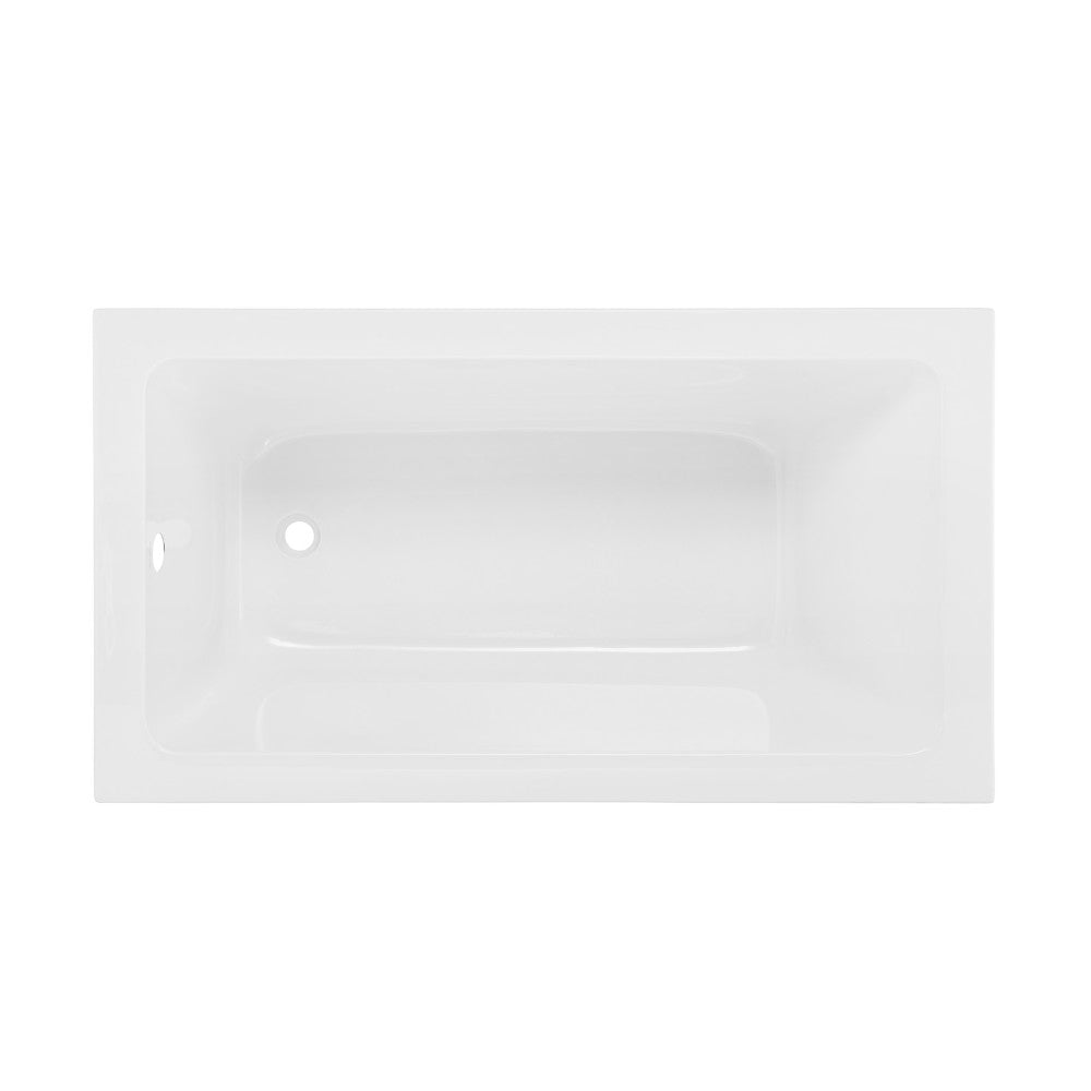 Voltaire 54&quot; x 30&quot; Reversible Drain Drop-In Bathtub