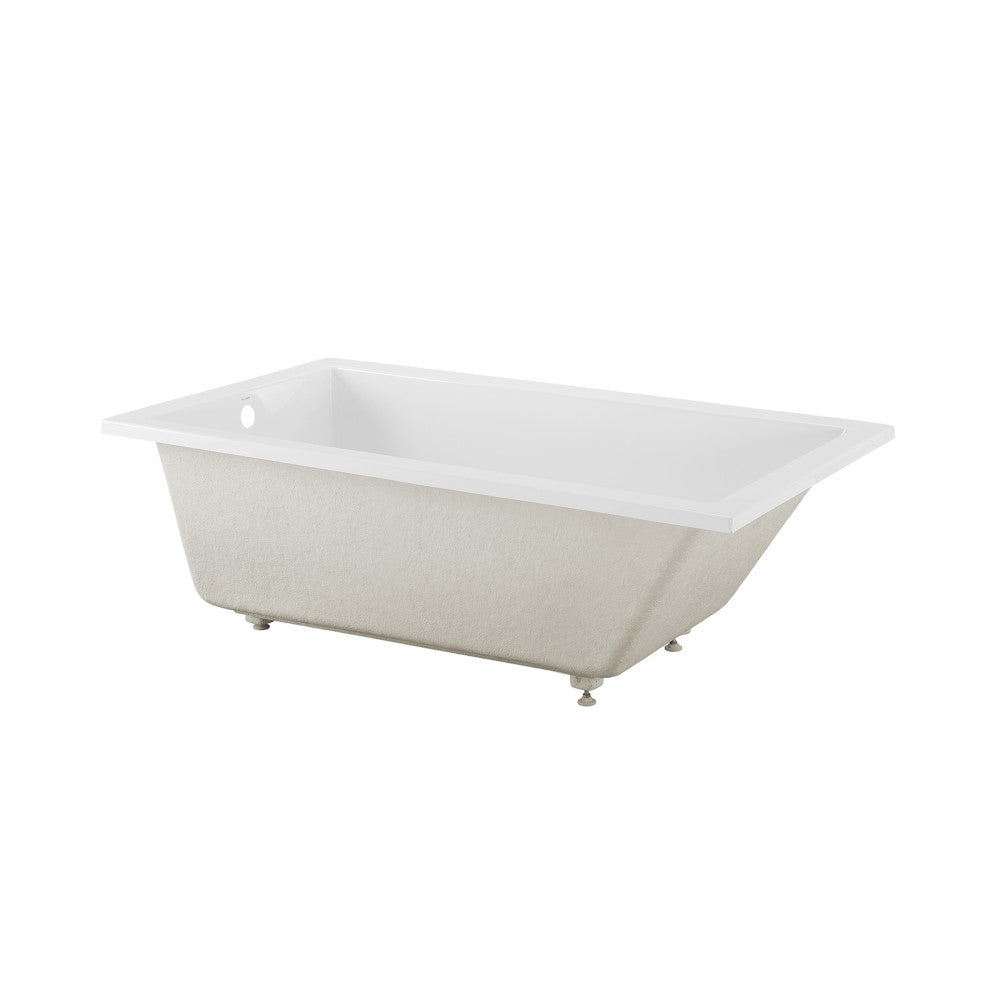 Voltaire 66&quot; x 36&quot; Reversible Drain Drop-In Bathtub