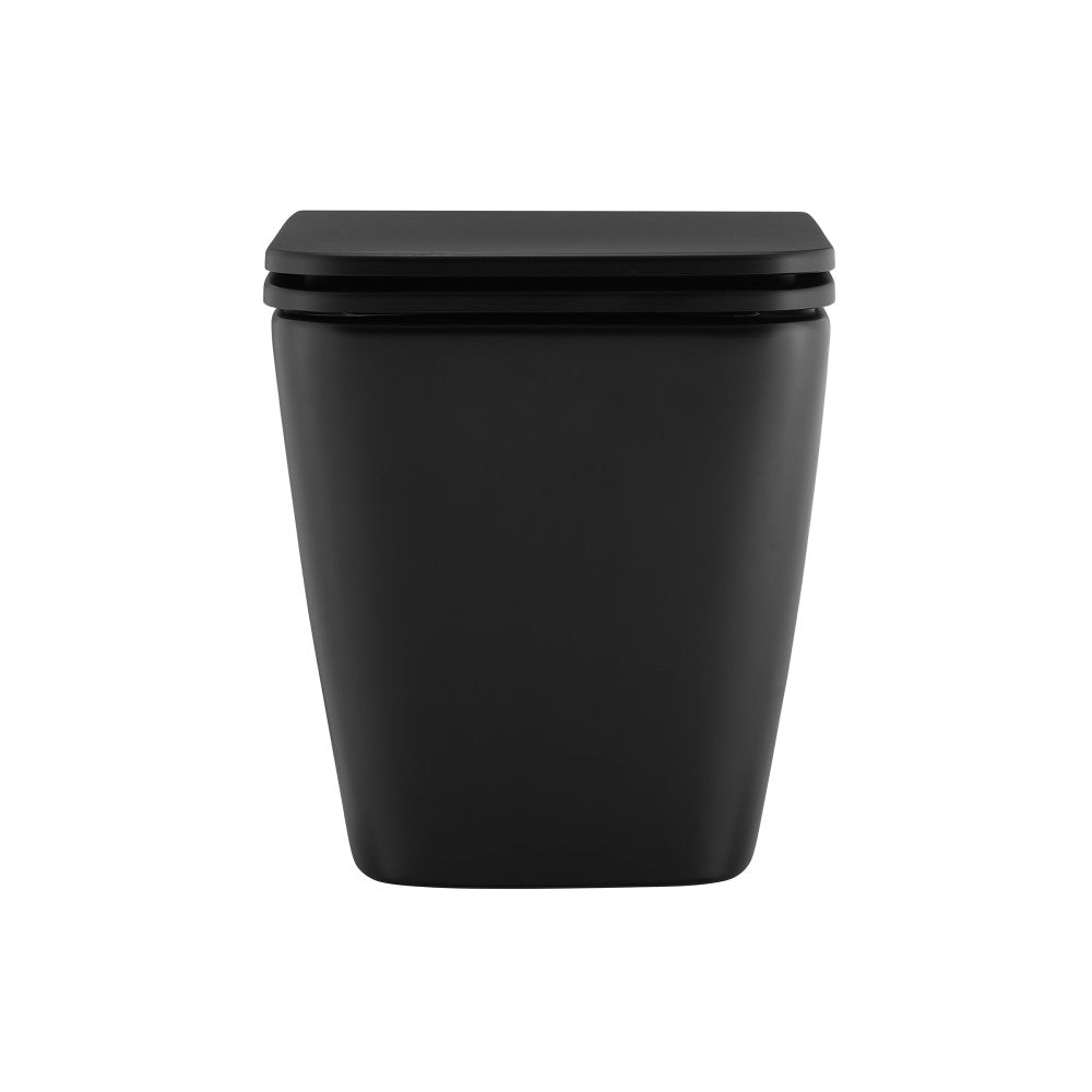 Concorde Wall Hung Toilet Bowl, Matte Black Toilet Matte Black