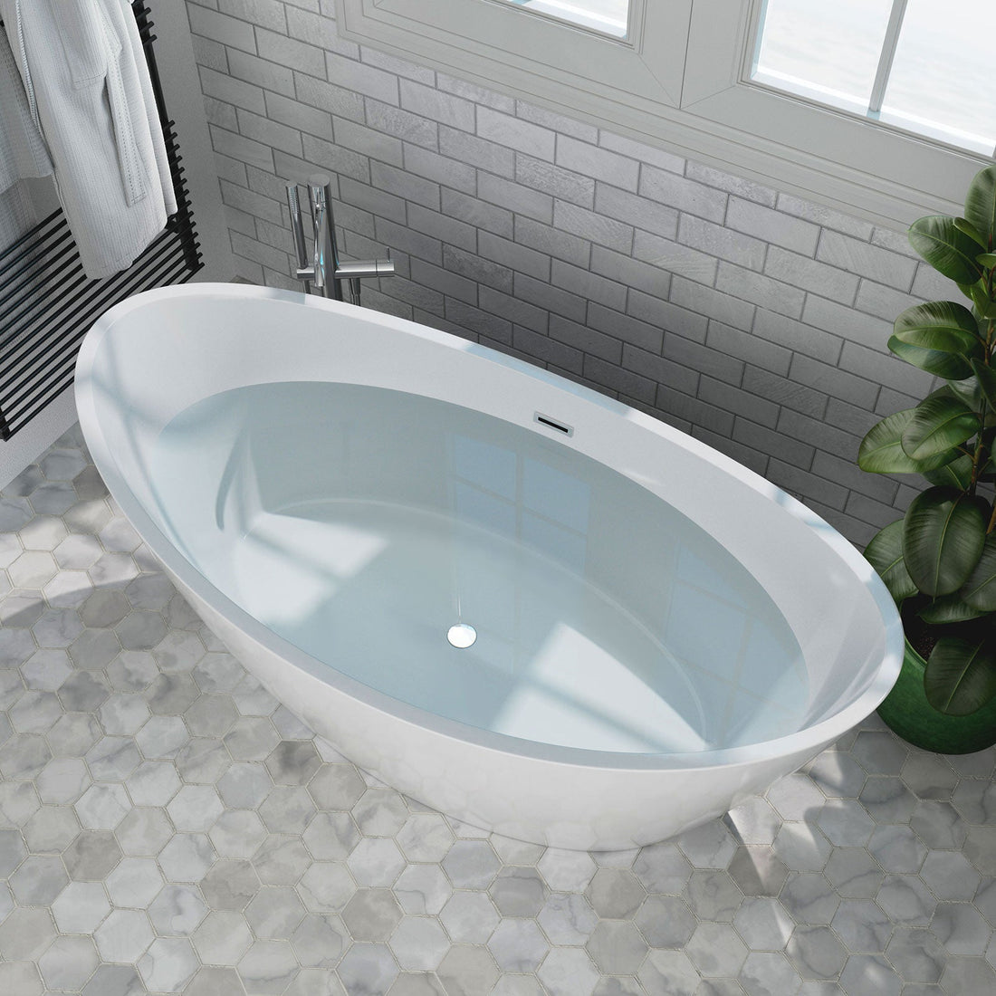 Soaking Freestanding Bathtub-1