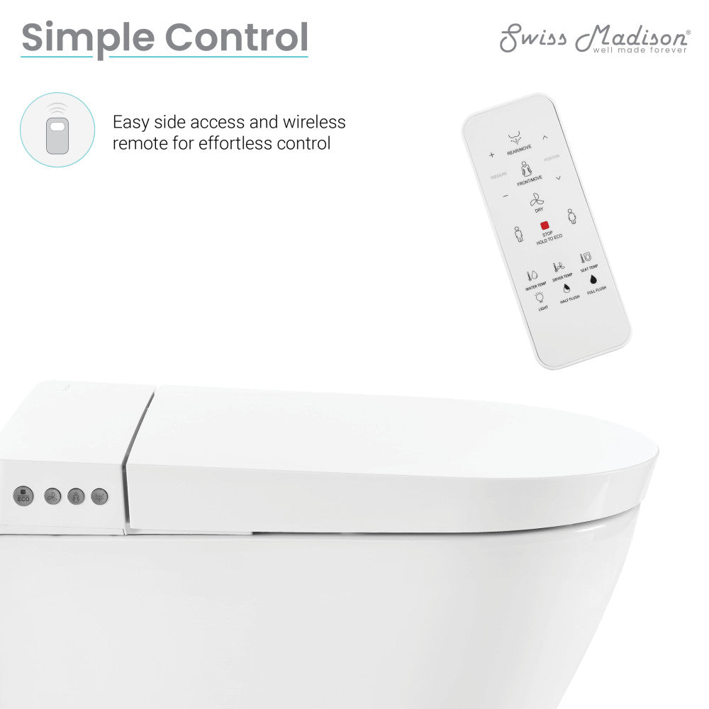 Hugo Smart Wall-Hung Toilet with Bidet Bundle