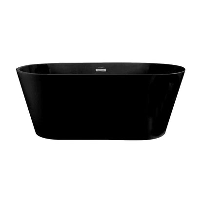 Claire 60&quot; Freestanding Bathtub in Matte Black