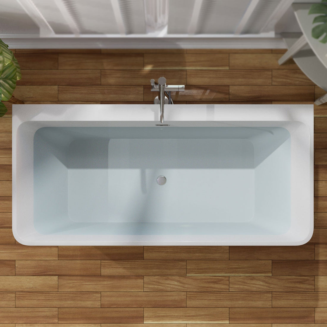 69 inch Freestanding Soaking Bathtub