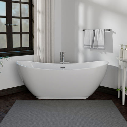 69 inch Freestanding Soaking Bathtub