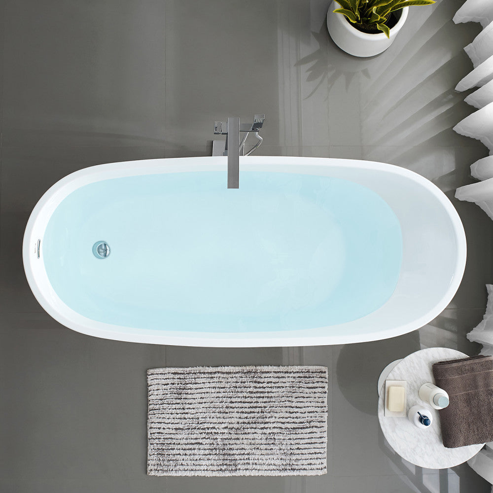 Sublime 67&quot; Single Slipper Freestanding Bathtub