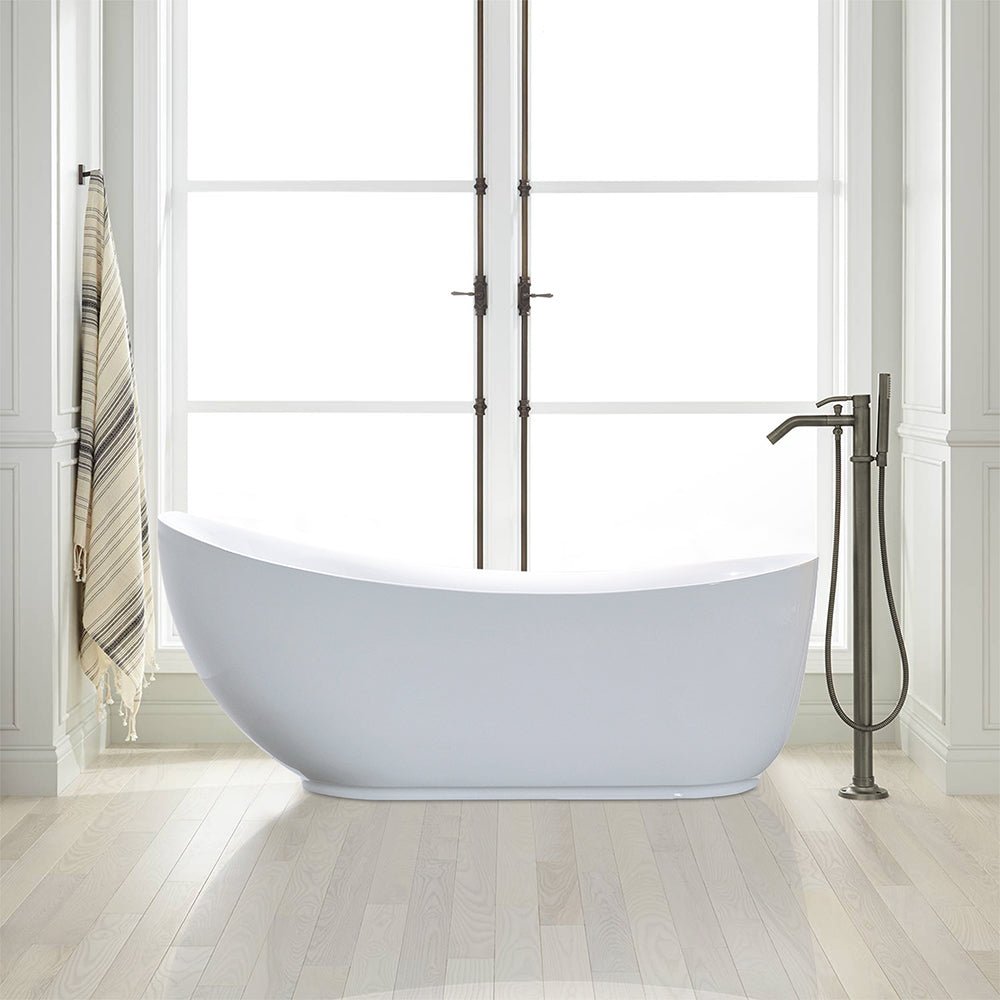 71&quot; x 35&quot; Freestanding Acrylic Bathtub - HomeBeyond