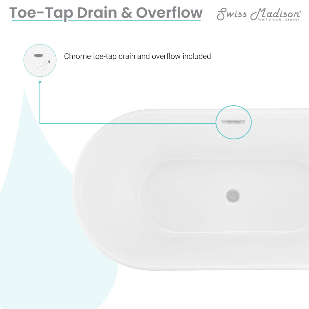 Santorini 60&quot; Freestanding Tub