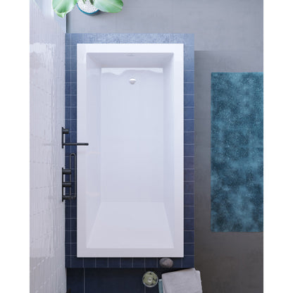 Voltaire 72&quot; x 36&quot; Reversible Drain Drop-In Bathtub