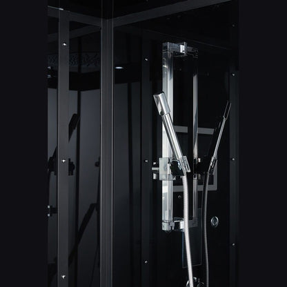 Maya Bath Black Platinum Anzio Steam Shower - Left (211)