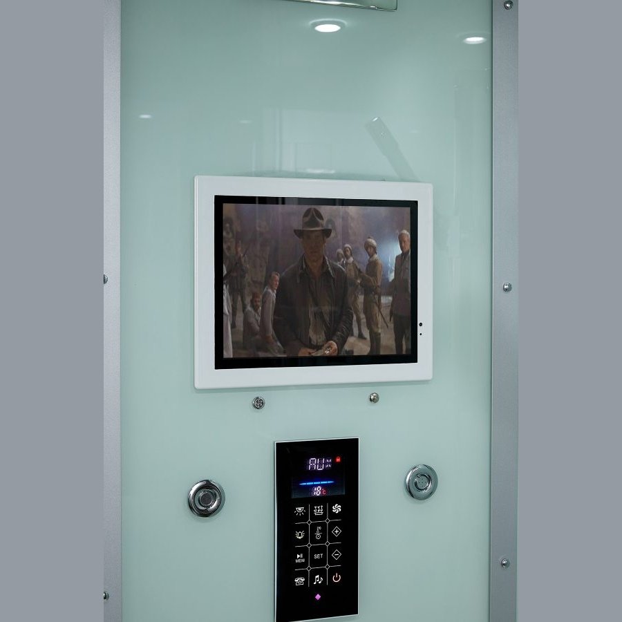 Maya Bath White Platinum Anzio Steam Shower - Left (210)
