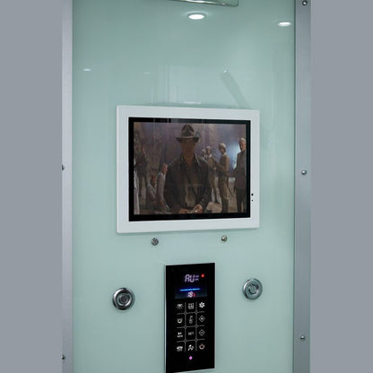 Maya Bath White Platinum Anzio Steam Shower - Left (210)