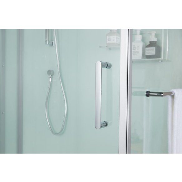 Maya Bath White Platinum Anzio Steam Shower - Right (208)